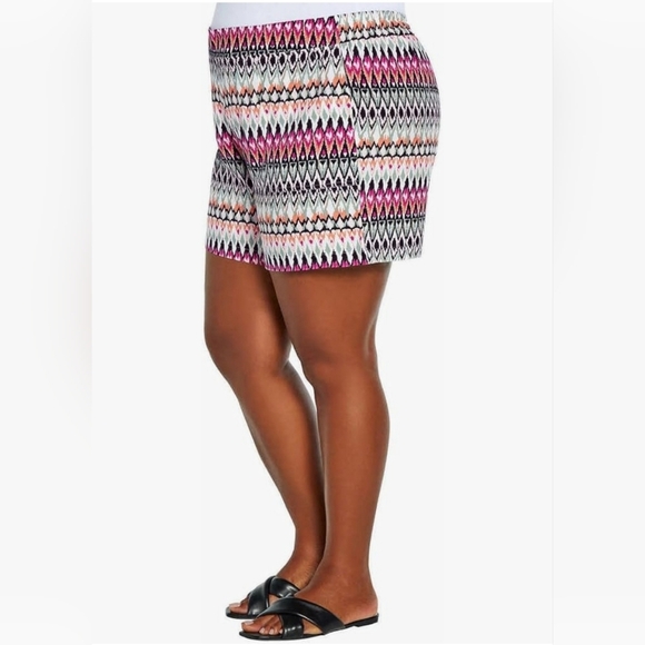 NWT Wildfox Women's Colorful Bohemian Lightweight Casual Shorts Size XXL 20-22 - Picture 3 of 16